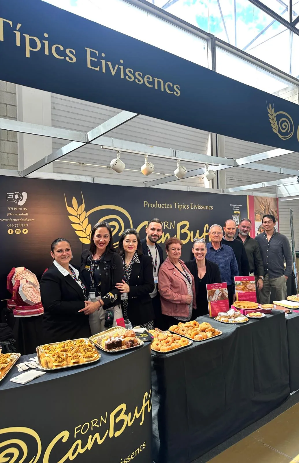 Stand de Forn Can Bufí en una feria de producto local